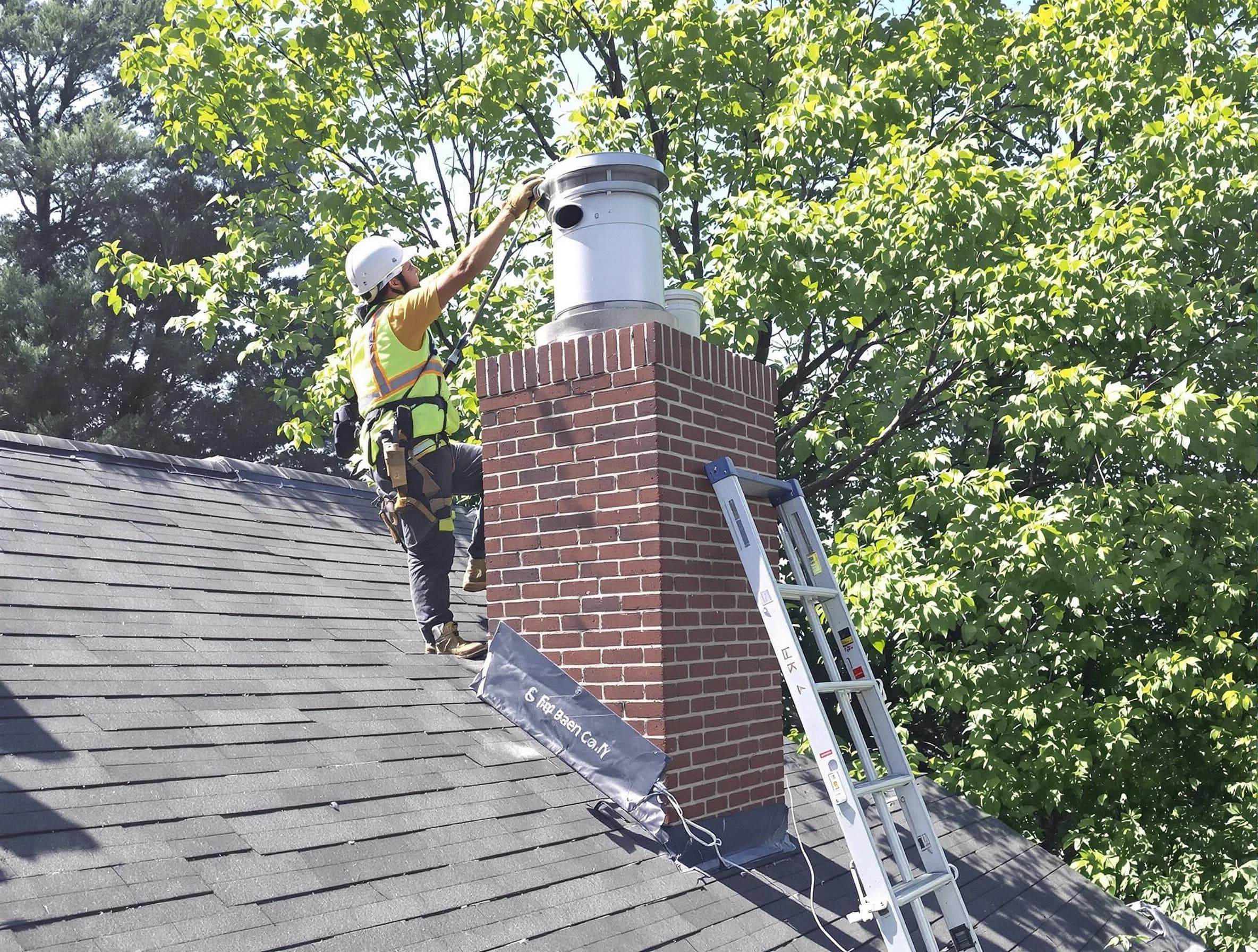 Chimney liner inspection by South Salt Lake Chimney Sweep in South Salt Lake, UT