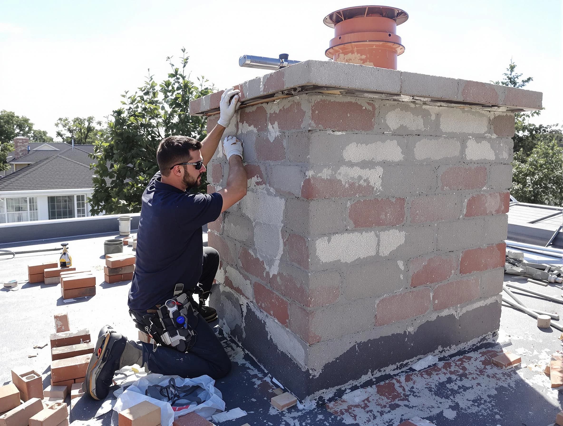 Advanced chimney repair process by South Salt Lake Chimney Sweep in South Salt Lake, UT