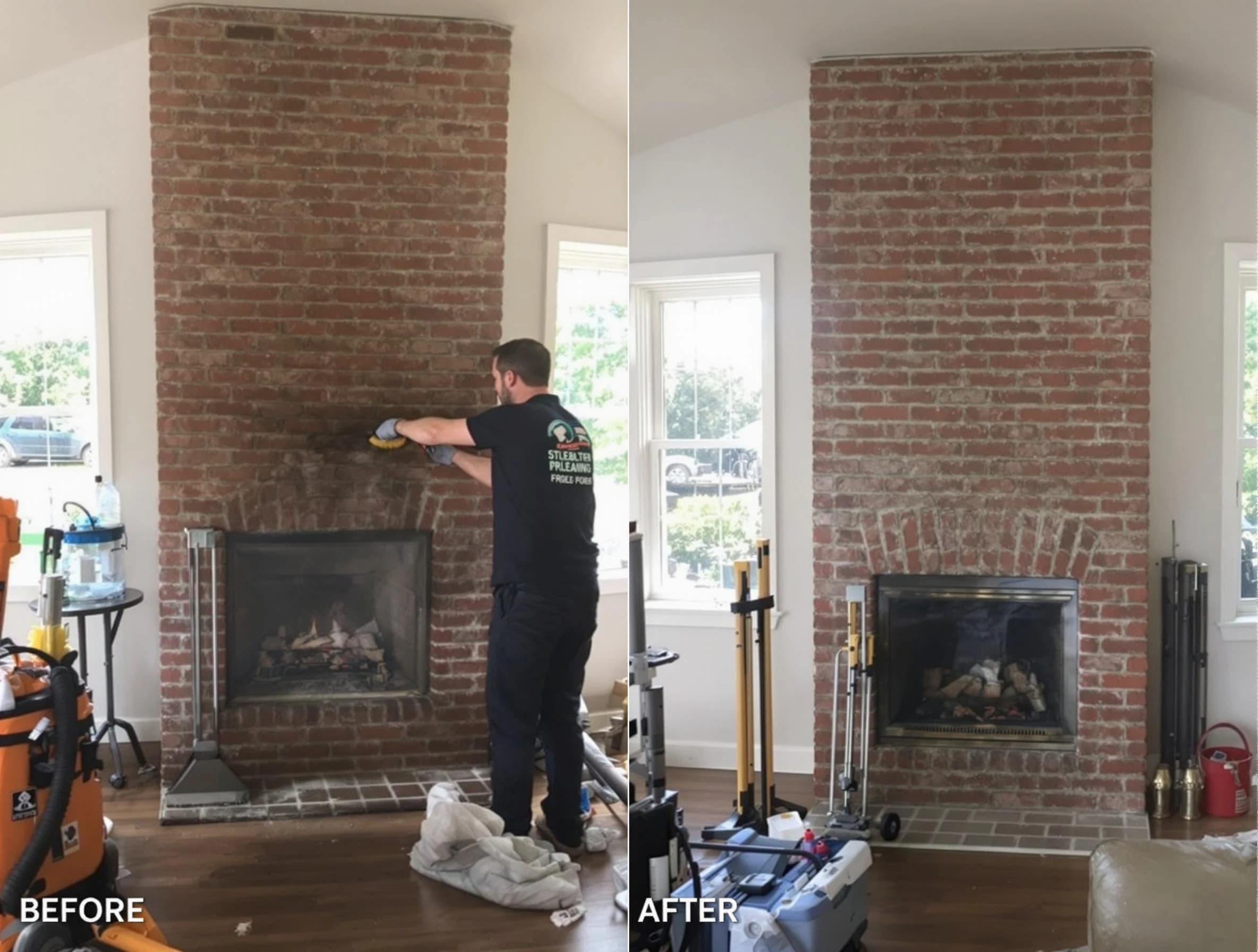 Finished chimney sweeping service by South Salt Lake Chimney Sweep in South Salt Lake, UT
