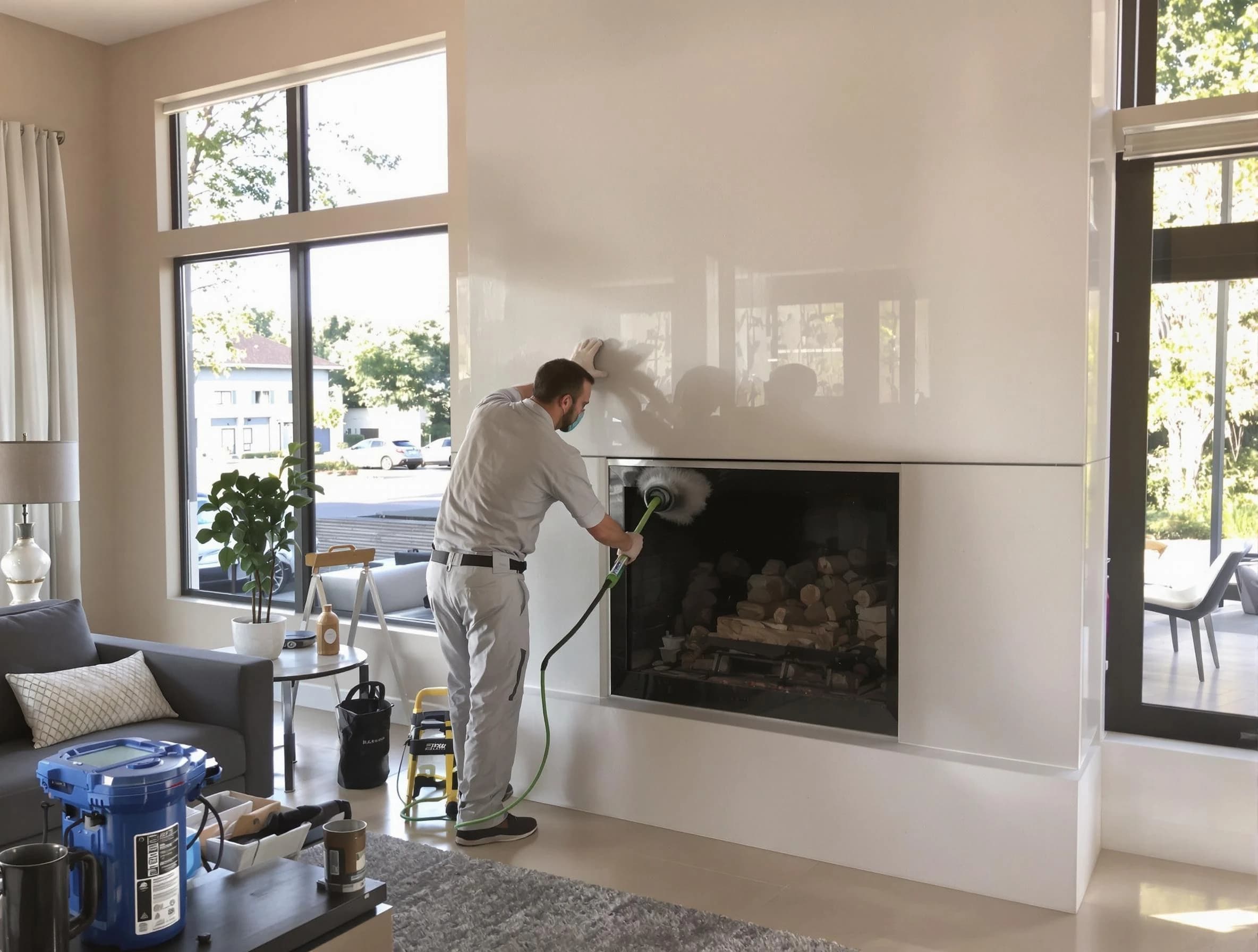 South Salt Lake Chimney Sweep performing thorough soot removal in South Salt Lake, UT