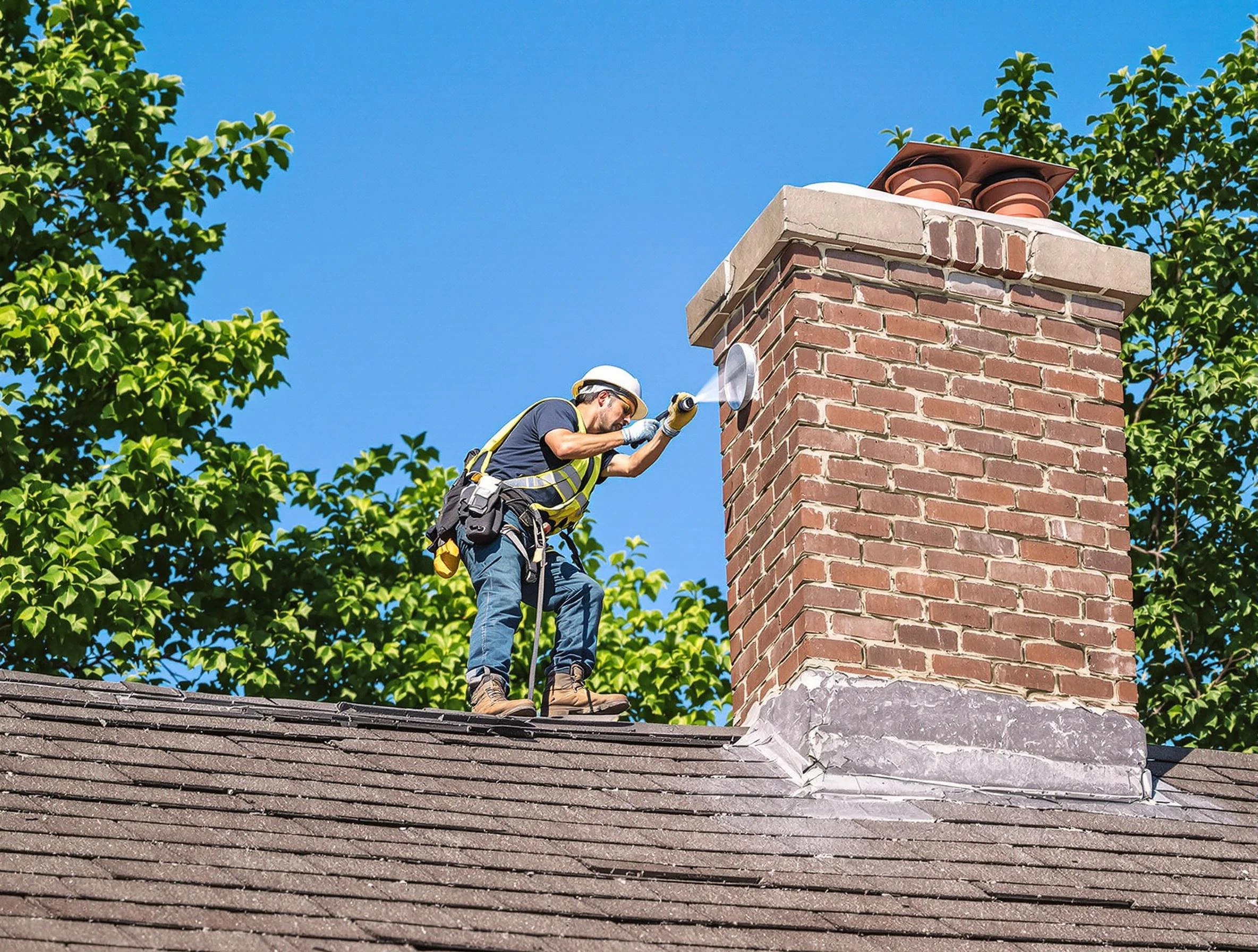 South Salt Lake Chimney Sweep performing an inspection with advanced tools in South Salt Lake, UT