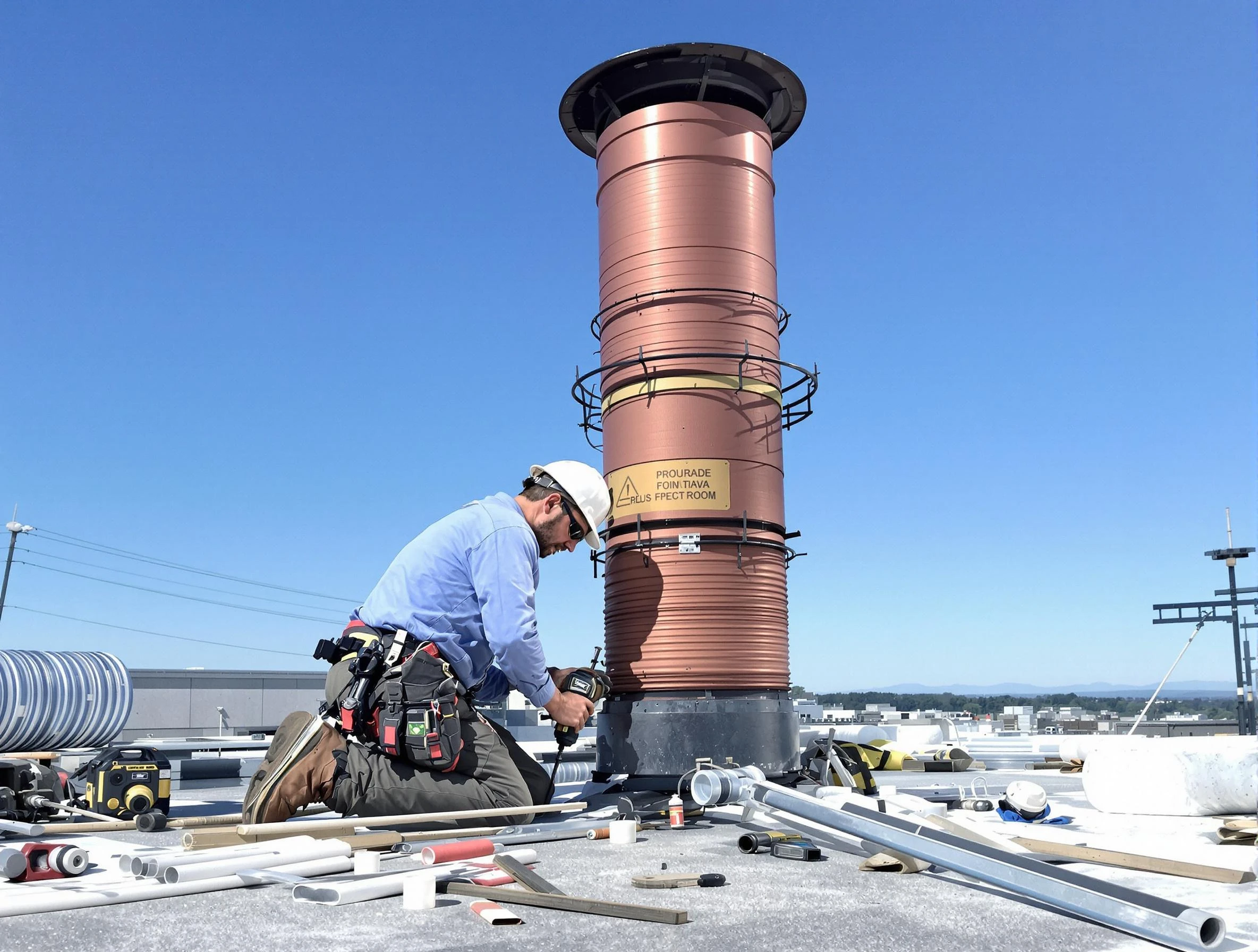 Installed chimney liner by South Salt Lake Chimney Sweep in South Salt Lake, UT