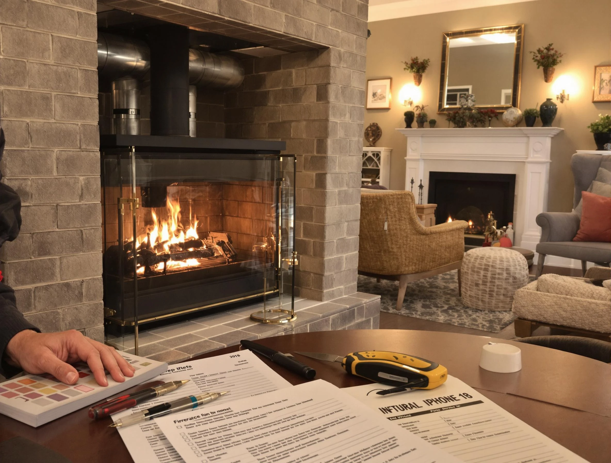 South Salt Lake Chimney Sweep verifying fireplace safety measures in South Salt Lake, UT