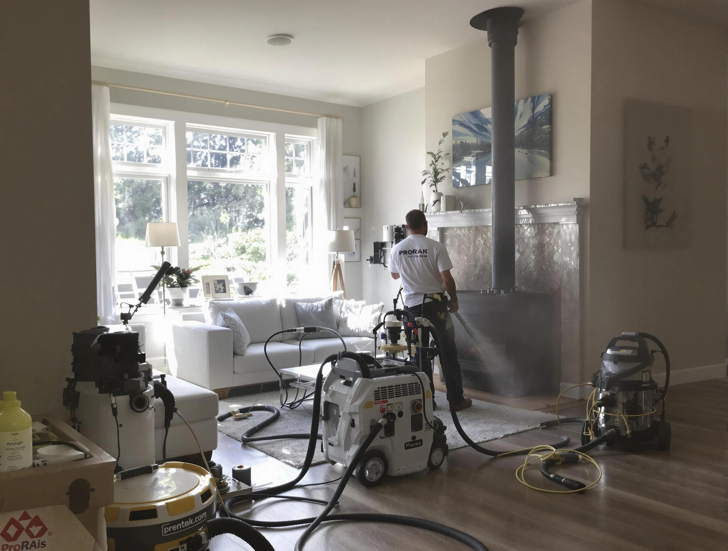 Soot removal service by South Salt Lake Chimney Sweep for a fireplace in South Salt Lake, UT